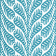 Ginger Turquoise Eden Fabric by Thibaut