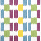 F920834 Kasuri Plum and Teal Eden Fabric by Thibaut