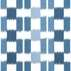 F920835 Kasuri Blue and White Eden Fabric by Thibaut