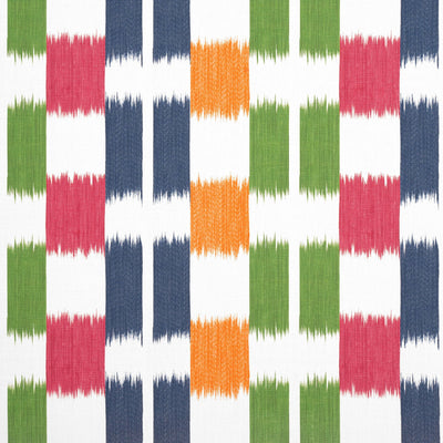 Kasuri Green and Pink Eden Fabric by Thibaut