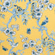 Yukio Yellow Eden Fabric by Thibaut