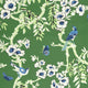Yukio Green Eden Fabric by Thibaut