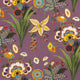 Pasadena Plum Eden Fabric by Thibaut