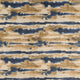 Silver Lining Indigo and Gold Yutori Fabric by Thibaut