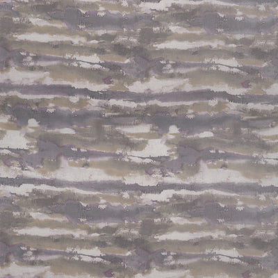 Silver Lining Eggplant and Copper Yutori Fabric by Thibaut