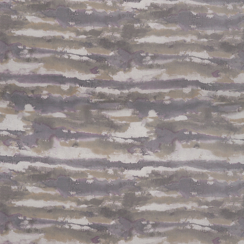 F924423 Silver Lining Eggplant and Copper Yutori Fabric by Thibaut