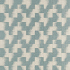 F924429 Raffia Squares Mineral Yutori Fabric by Thibaut