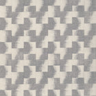 F924430 Raffia Squares Graphite Yutori Fabric by Thibaut
