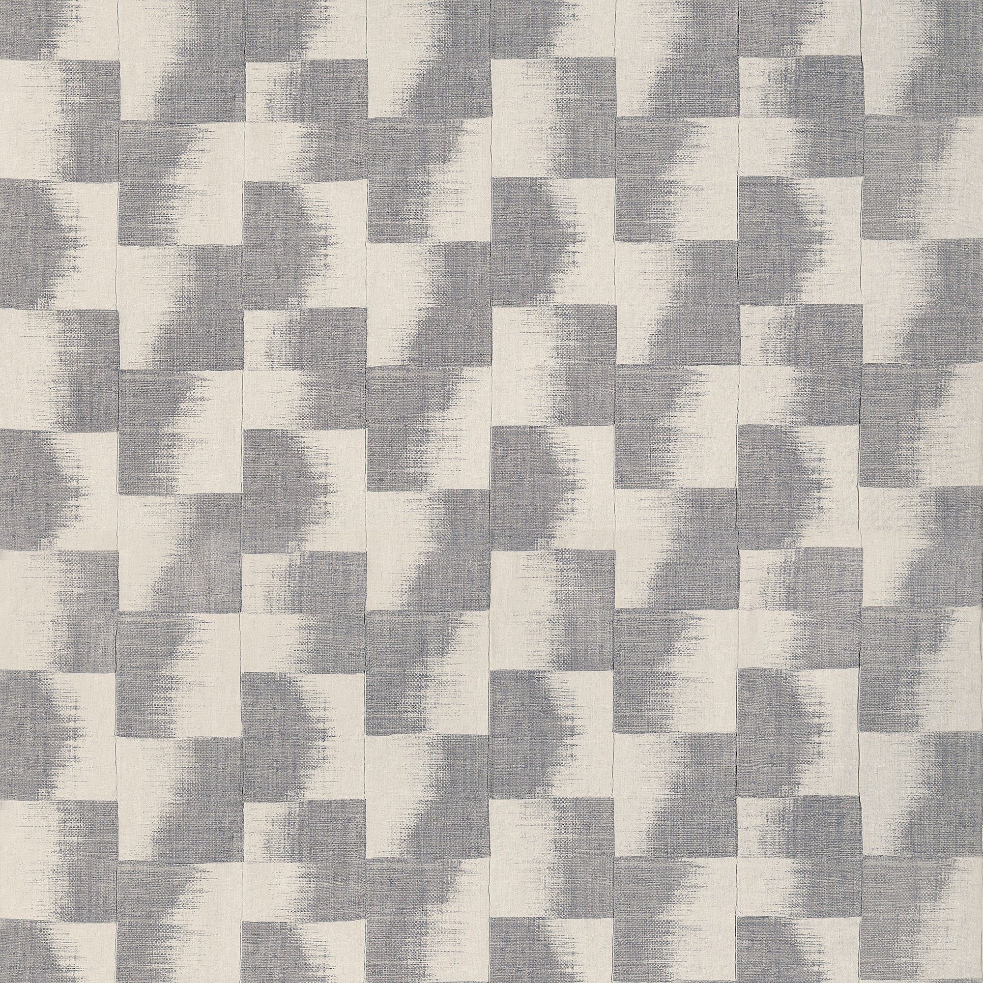 F924430 Raffia Squares Graphite Yutori Fabric by Thibaut