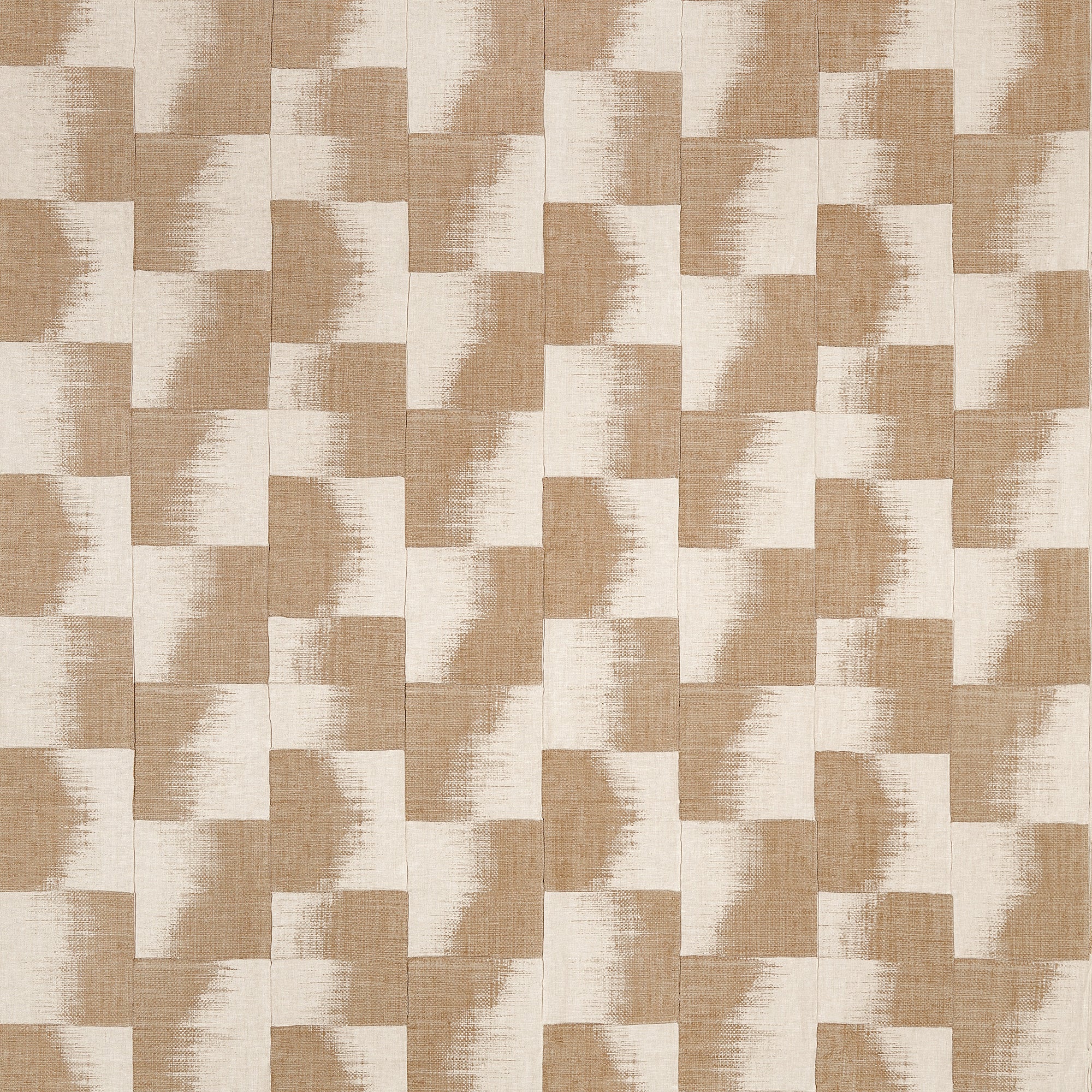 F924431 Raffia Squares Beige Yutori Fabric by Thibaut
