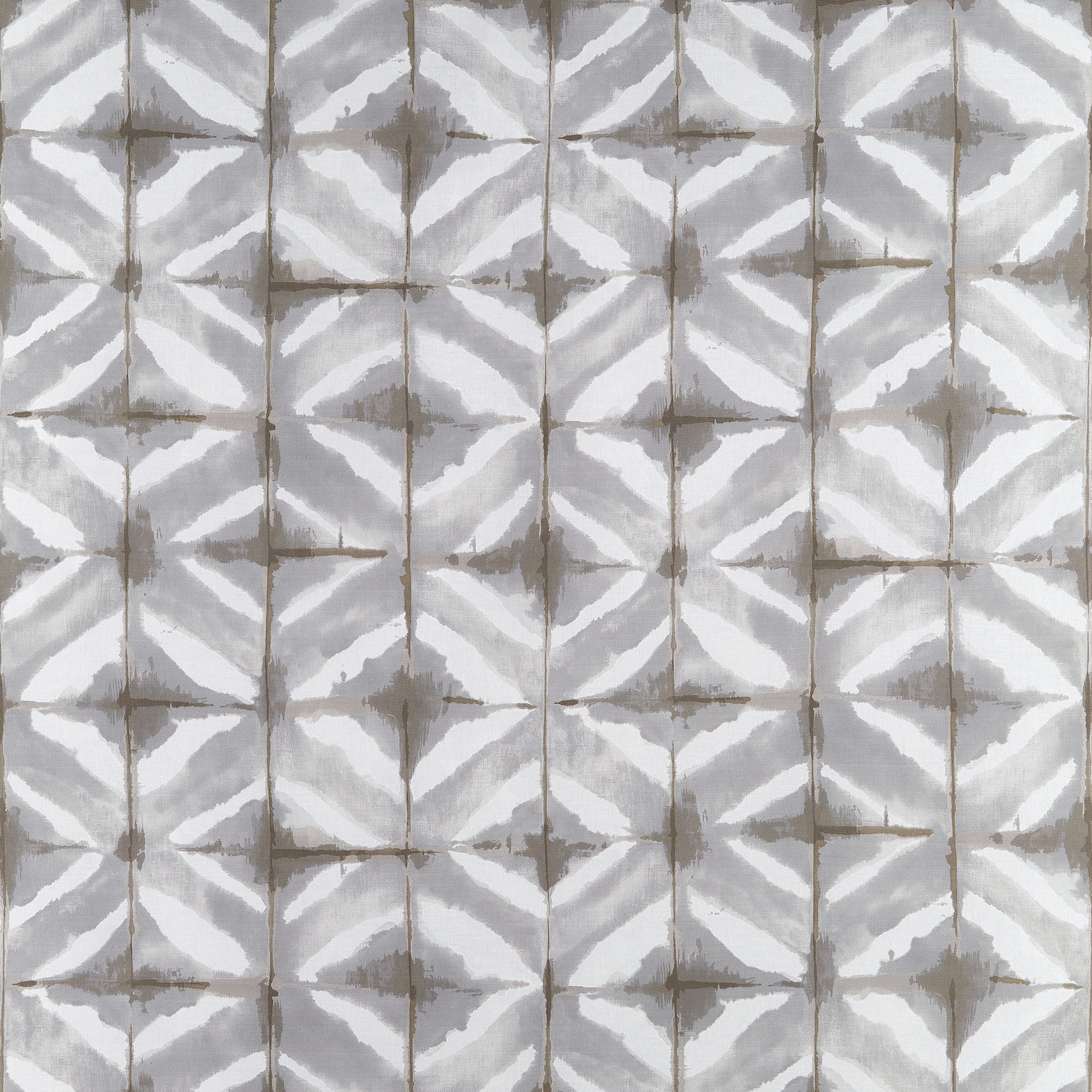 F924445 Water Blocks Grey Yutori Fabric by Thibaut