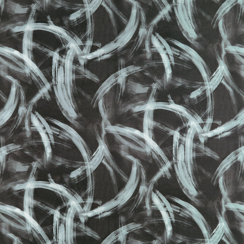 F924449 Magnus Charcoal Yutori Fabric by Thibaut