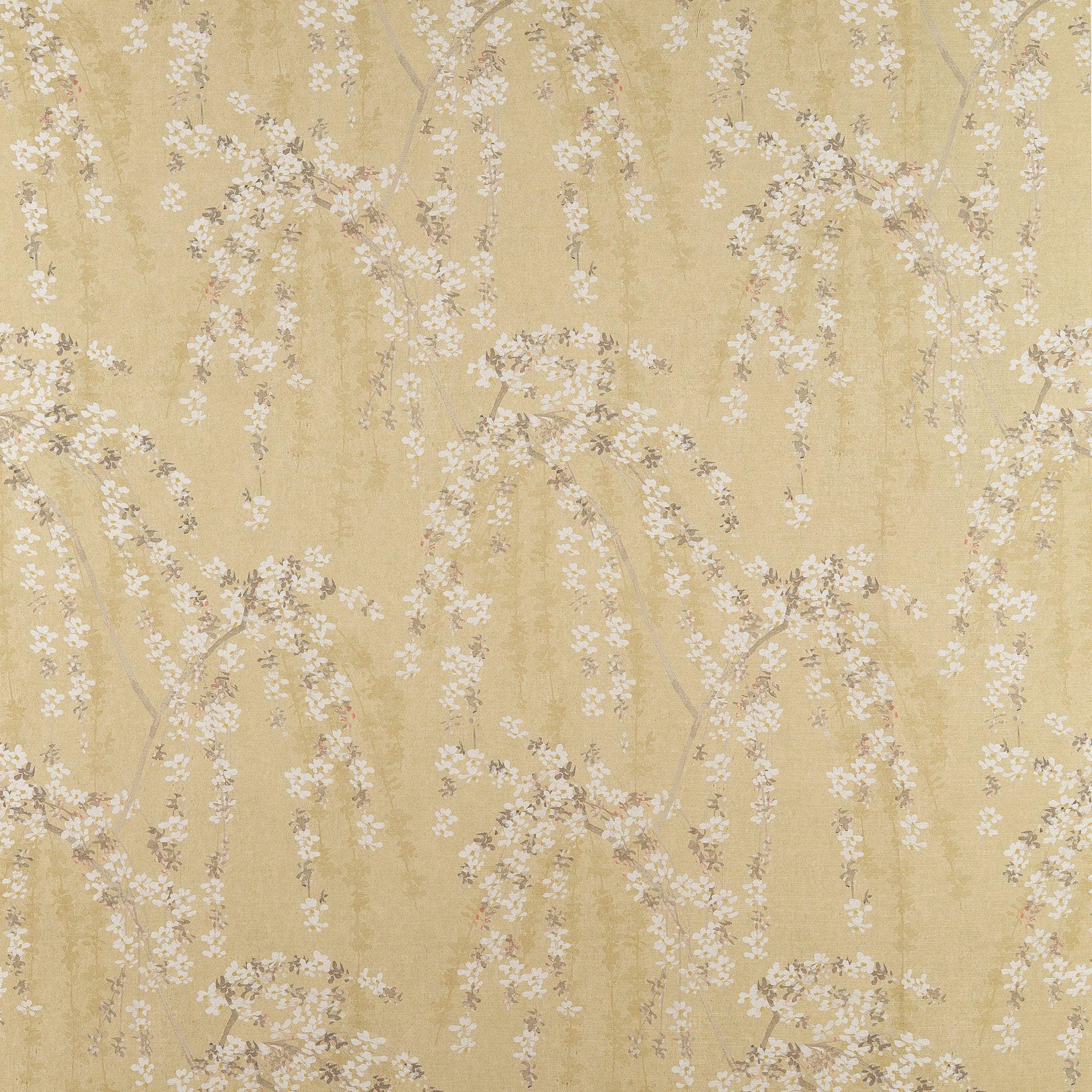 F924455 Weeping Blossom Gold Yutori Fabric by Thibaut