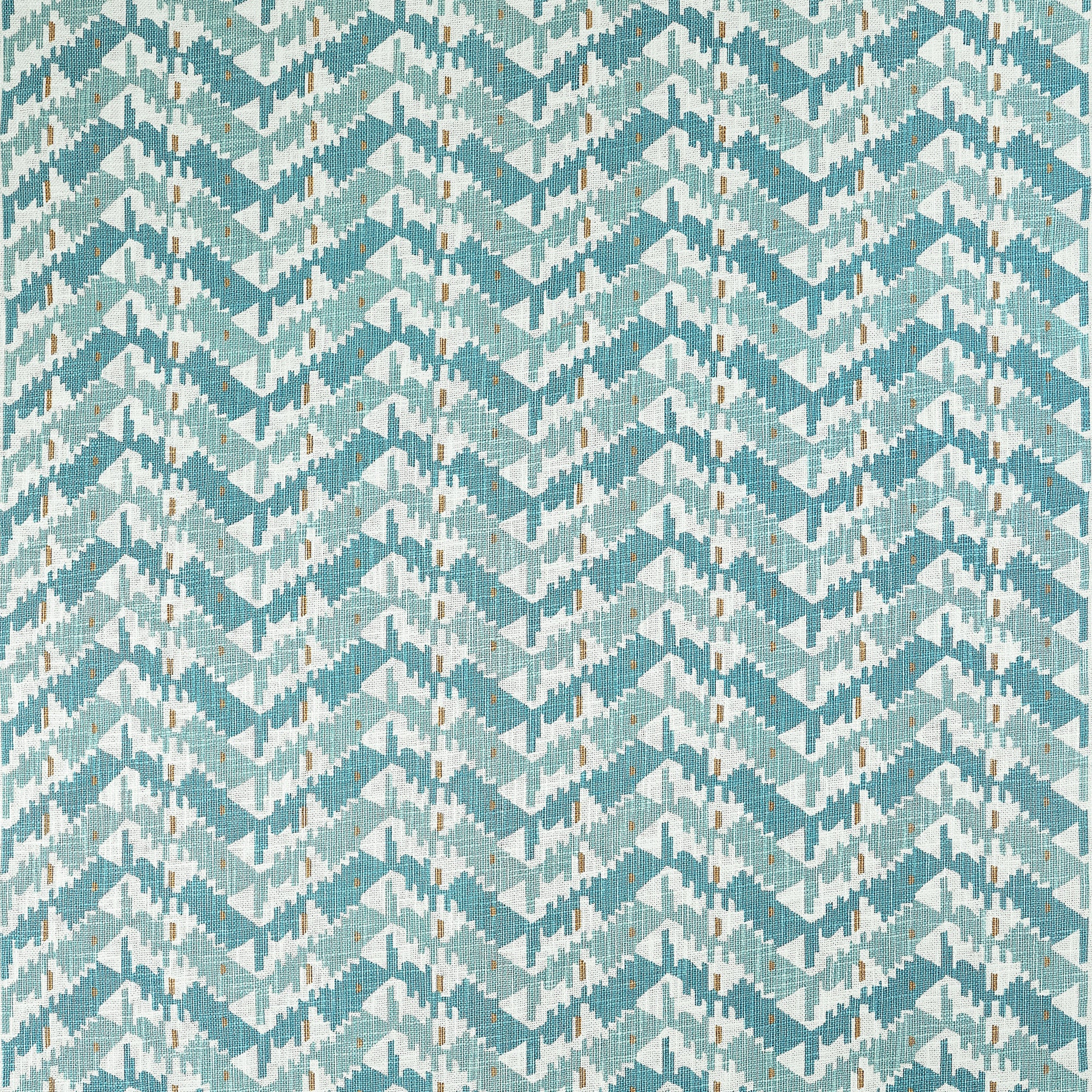 F945007 Melrose Check Seaglass Wanderlust Fabric by Thibaut