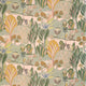 Albero Apricot and Ginger Wanderlust Fabric by Thibaut