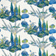 Orleans Blue and Green Wanderlust Fabric by Thibaut