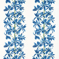 Mangrove Tree Blue and White Wanderlust Fabric by Thibaut
