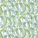 Augusta Blue and Green Wanderlust Fabric by Thibaut