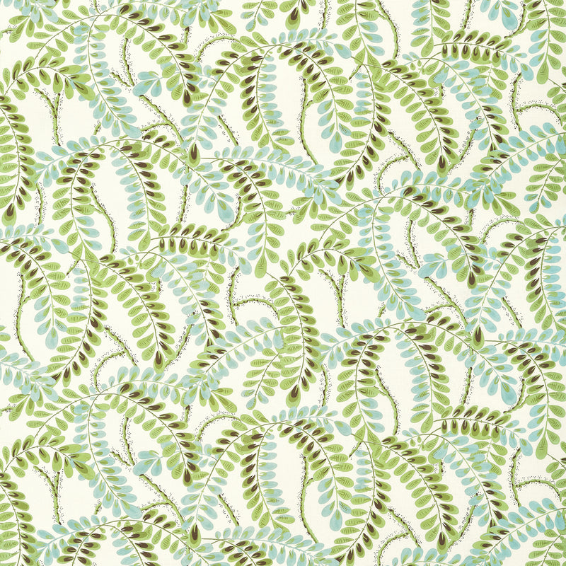 F945039 Augusta Sage Wanderlust Fabric by Thibaut