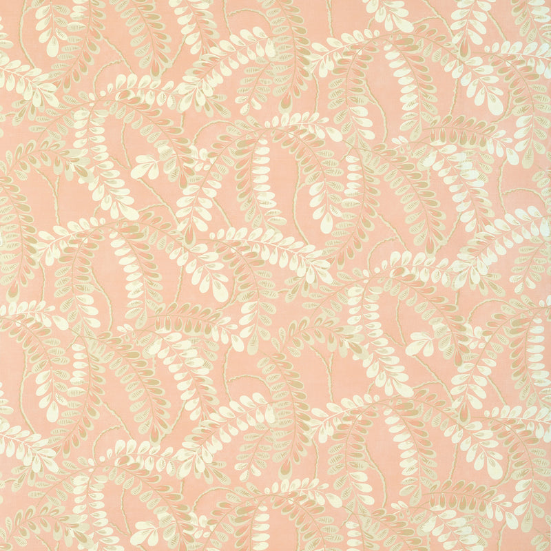 F945041 Augusta Apricot Wanderlust Fabric by Thibaut