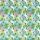 Pixel Lavender and Green Wanderlust Fabric by Thibaut