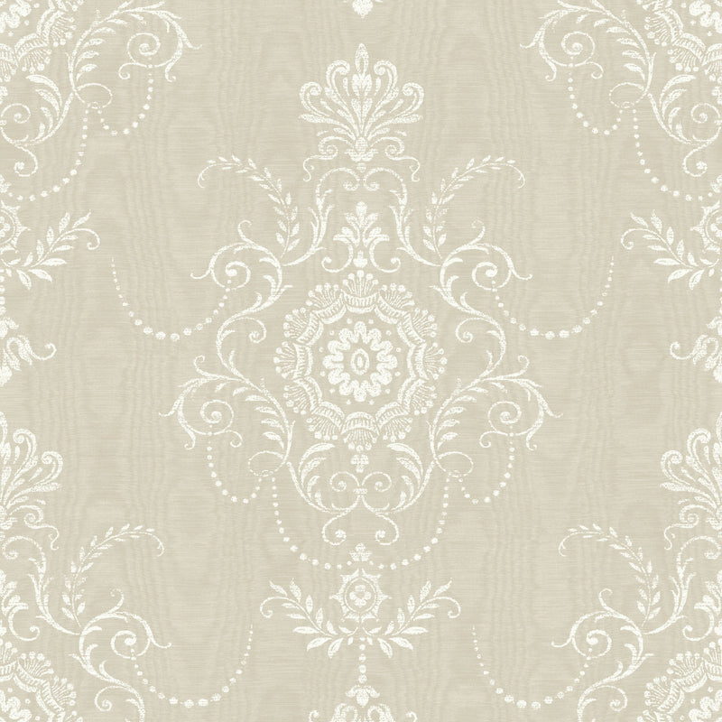 FC60300 Colette French Country Fog Wallpaper By Galerie