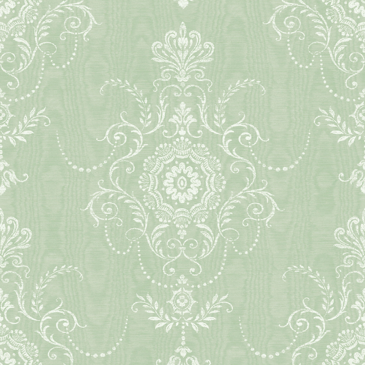 FC60304 Colette French Country Washed Green Wallpaper By Galerie