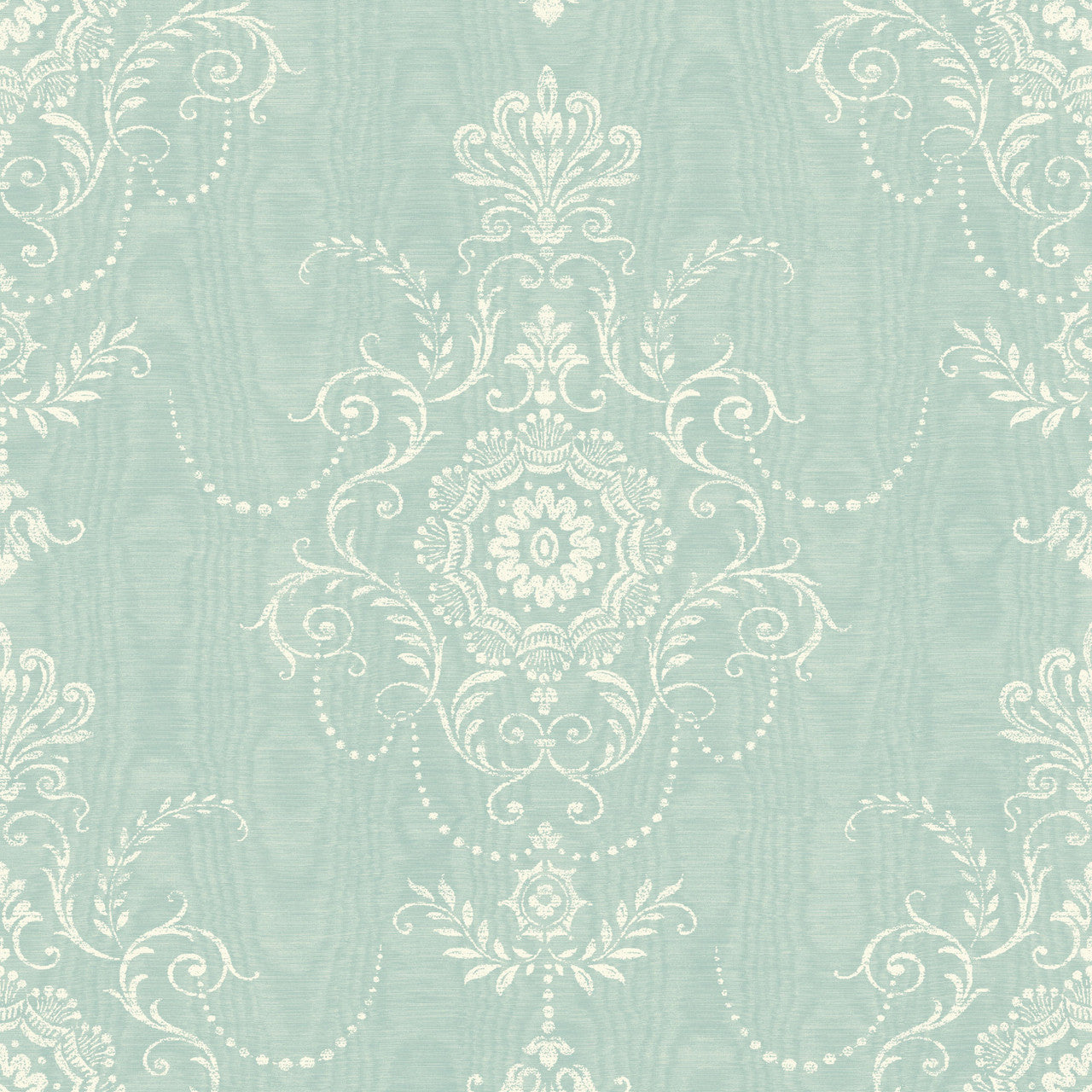 FC60314 Colette French Country Sea Glass Wallpaper By Galerie
