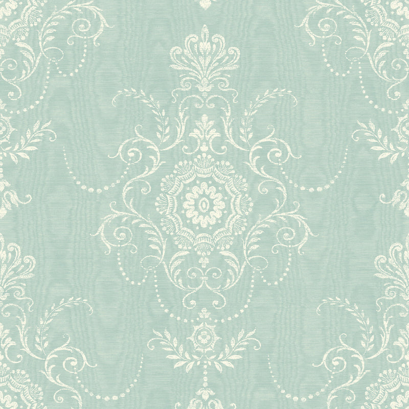 FC60314 Colette French Country Sea Glass Wallpaper By Galerie