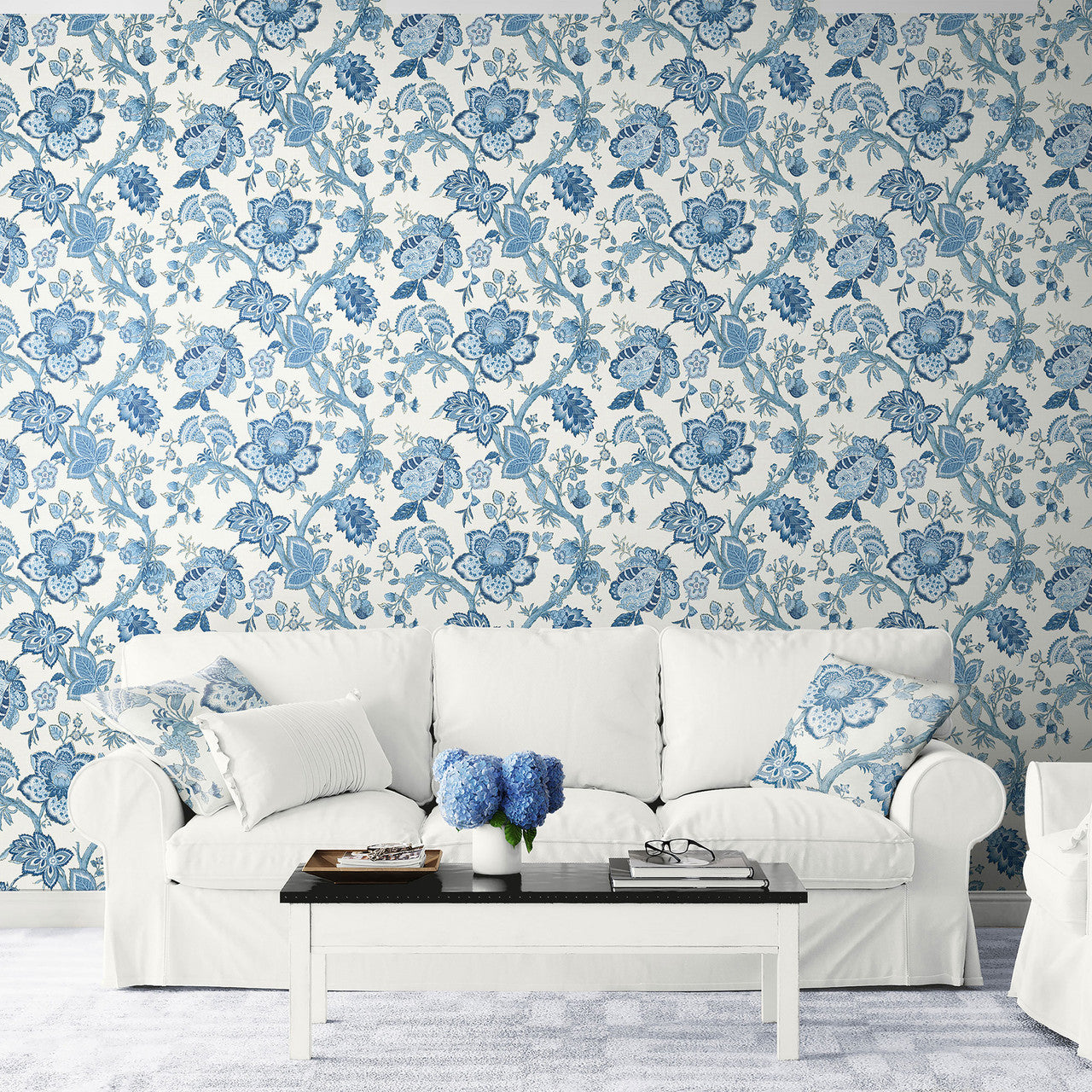 FC60402 Bernadette French Country Percaline Wallpaper By Galerie