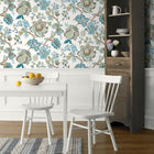 FC60406 Bernadette French Country Verde Wallpaper By Galerie