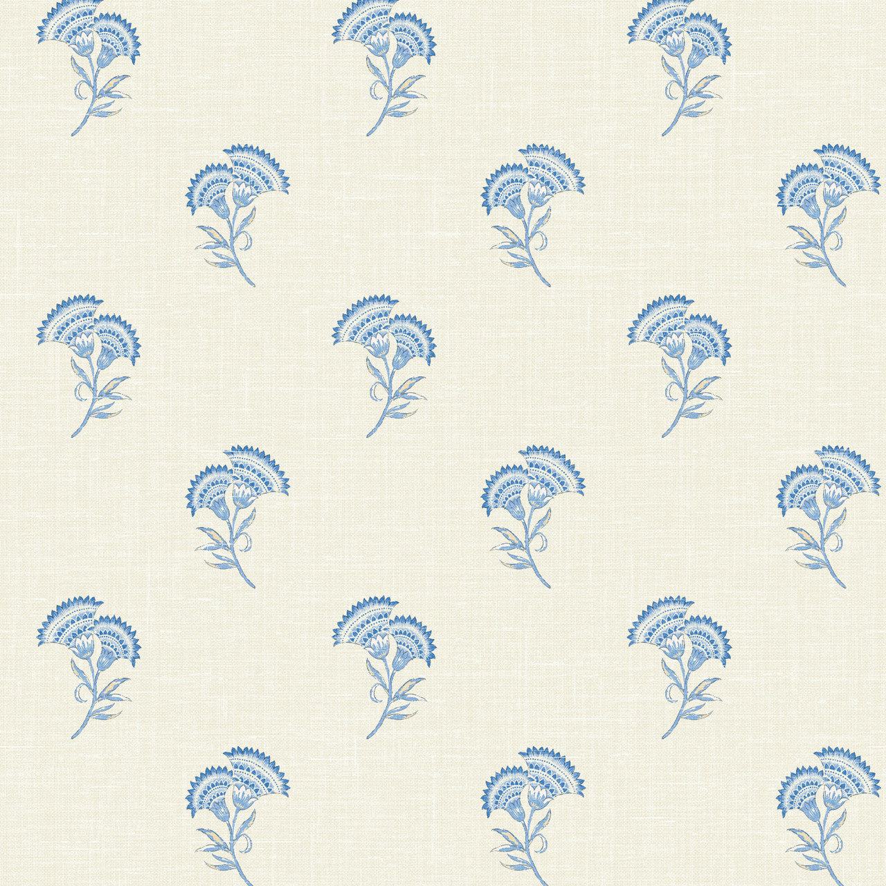 FC60802 Lotus French Country Bluebell Wallpaper By Galerie