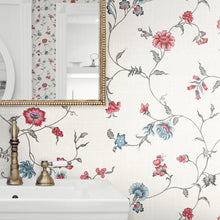 FC61001 Florale French Country Umbria Red Wallpaper By Galerie