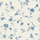 Florale French Country Nova Blue Wallpaper By Galerie