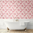 FC61201 En Rose French Country Heartbeat Wallpaper By Galerie