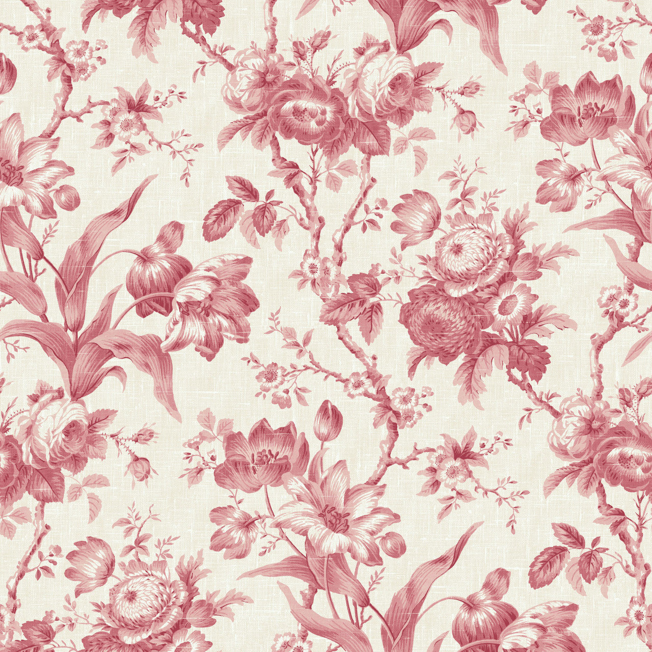 FC61201 En Rose French Country Heartbeat Wallpaper By Galerie