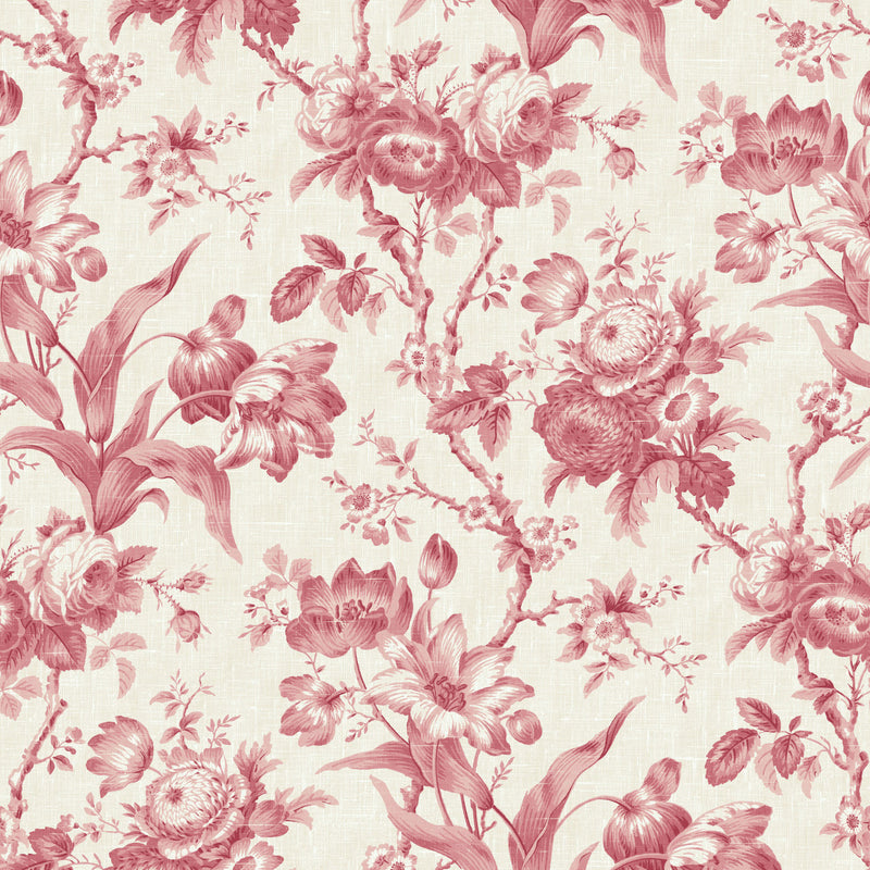 FC61201 En Rose French Country Heartbeat Wallpaper By Galerie