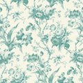 En Rose French Country Azure Water Wallpaper By Galerie