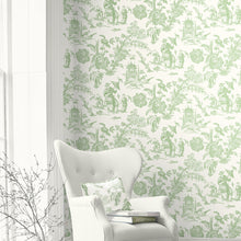 FC61804 Chinois French Country Kiwi Wallpaper By Galerie