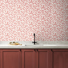 FC62101 Corail French Country Coral Red Wallpaper By Galerie