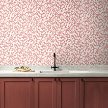 FC62101 Corail French Country Coral Red Wallpaper By Galerie
