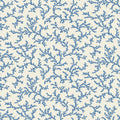 Corail French Country Lazy Blue Wallpaper By Galerie