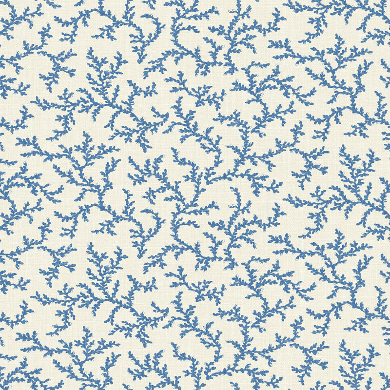 FC62102 Corail French Country Lazy Blue Wallpaper By Galerie