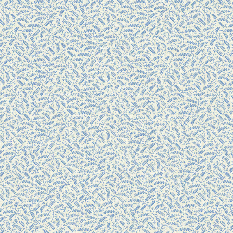 FC62202 Cossette French Country Blue Heather Wallpaper By Galerie