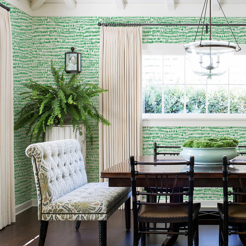 FD24358 Rhunes Happy Green Wallpaper by A Street Prints