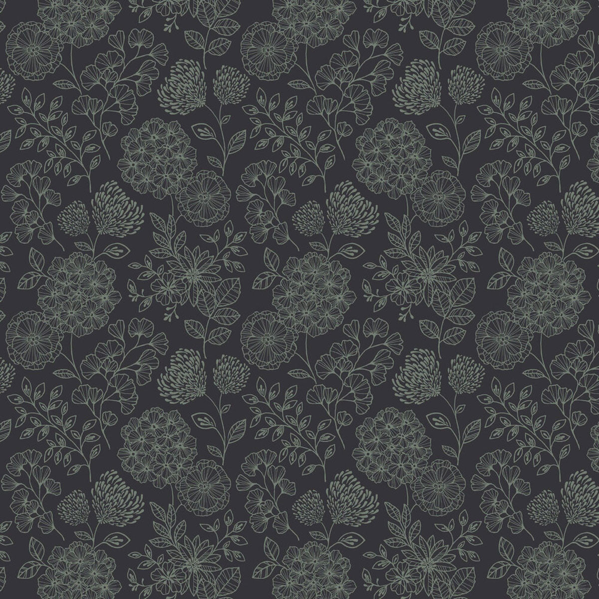 FD26206 Ada Scott Living II by Drew & Jonathan Midnight Wallpaper by A Street Prints