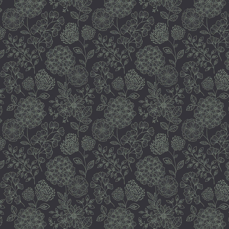 FD26206 Ada Scott Living II by Drew & Jonathan Midnight Wallpaper by A Street Prints