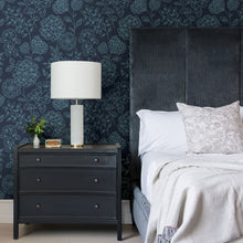 FD26207 Ada Scott Living II by Drew & Jonathan Indigo Wallpaper by A Street Prints