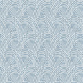 Farrah Scott Living II by Drew & Jonathan Blue Wallpaper by A Street Prints