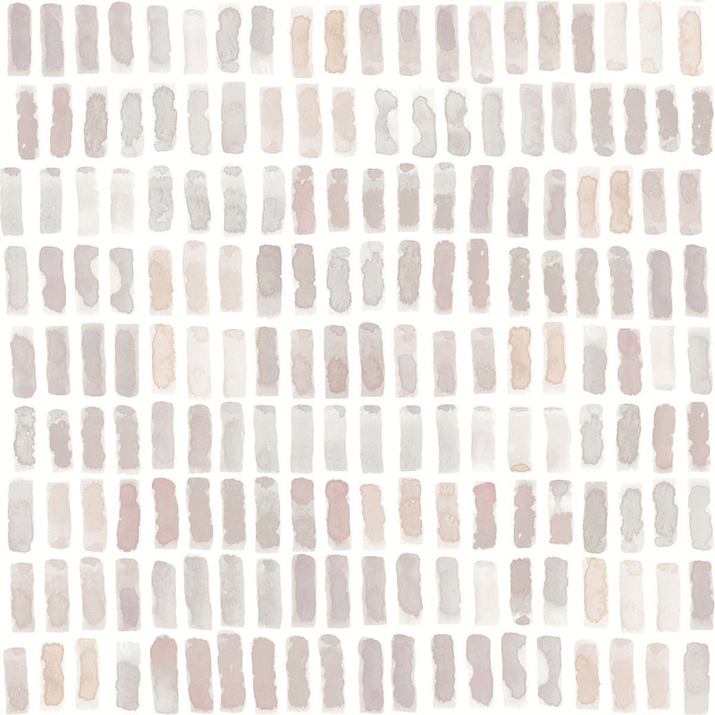 FD26222 Brynne Scott Living II by Drew & Jonathan Blush Wallpaper by A Street Prints